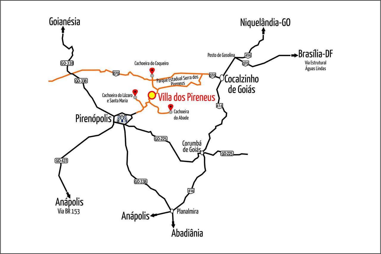 Villa Dos Pireneus 피라노폴리스 외부 사진
